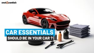 Premium car exterior accessories showcasing chrome accents and protective elements